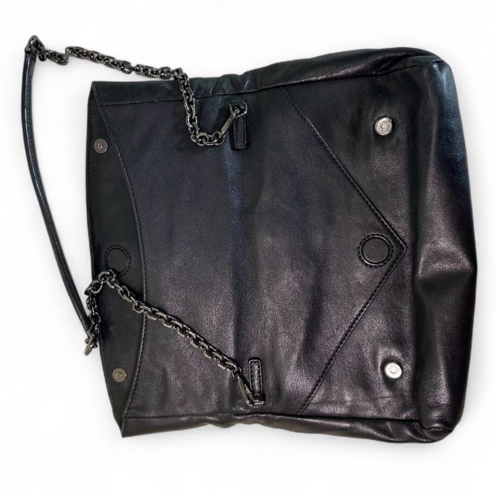Authentic MCM Women's Black Leather Shoulder Bag - Like New - Picture 13 of 14